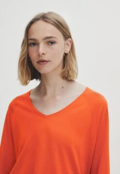 Massimo Dutti V-Neck Extra - Jumper - Neon Orange -Massimo Dutti Shop 7eeb4eb205f54dbcac3e0a6f7de3f3ae