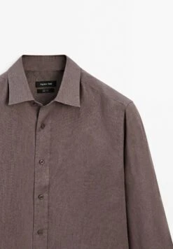 Massimo Dutti SLIM FIT - Shirt - Dark Purple -Massimo Dutti Shop 7f211890e3ad4333b5f07059422d61b6