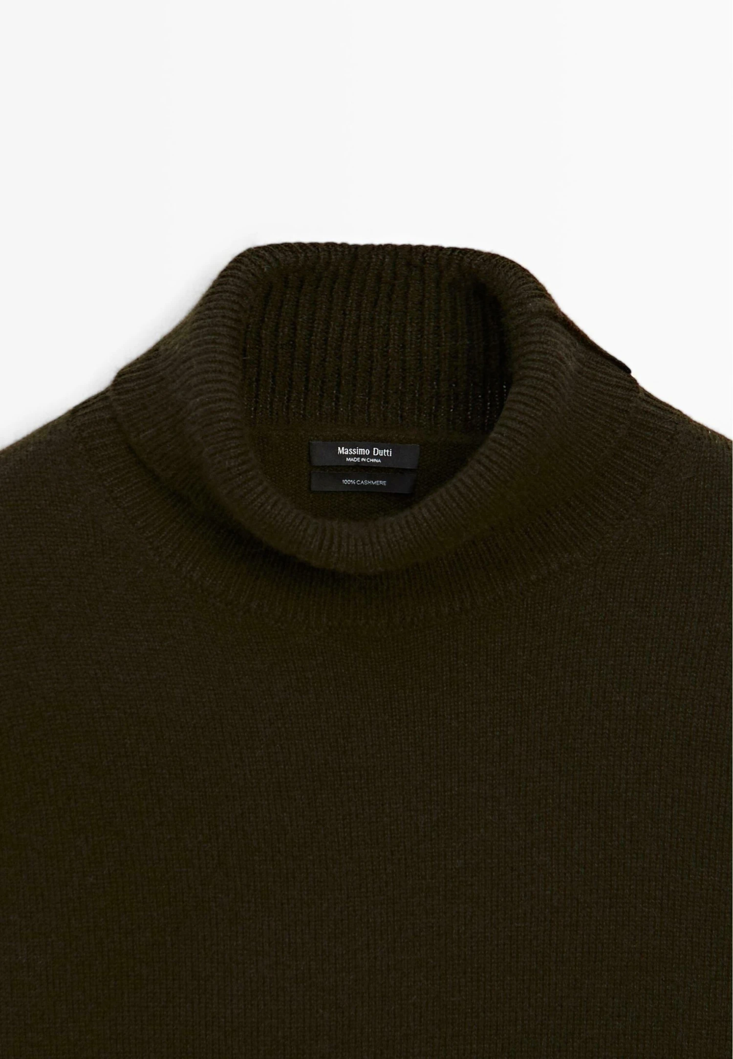 Massimo Dutti SHORT KNIT SWEATER - Jumper - Dark Brown 12 Massimo Dutti SHORT KNIT SWEATER - Jumper - Dark Brown - Image 10