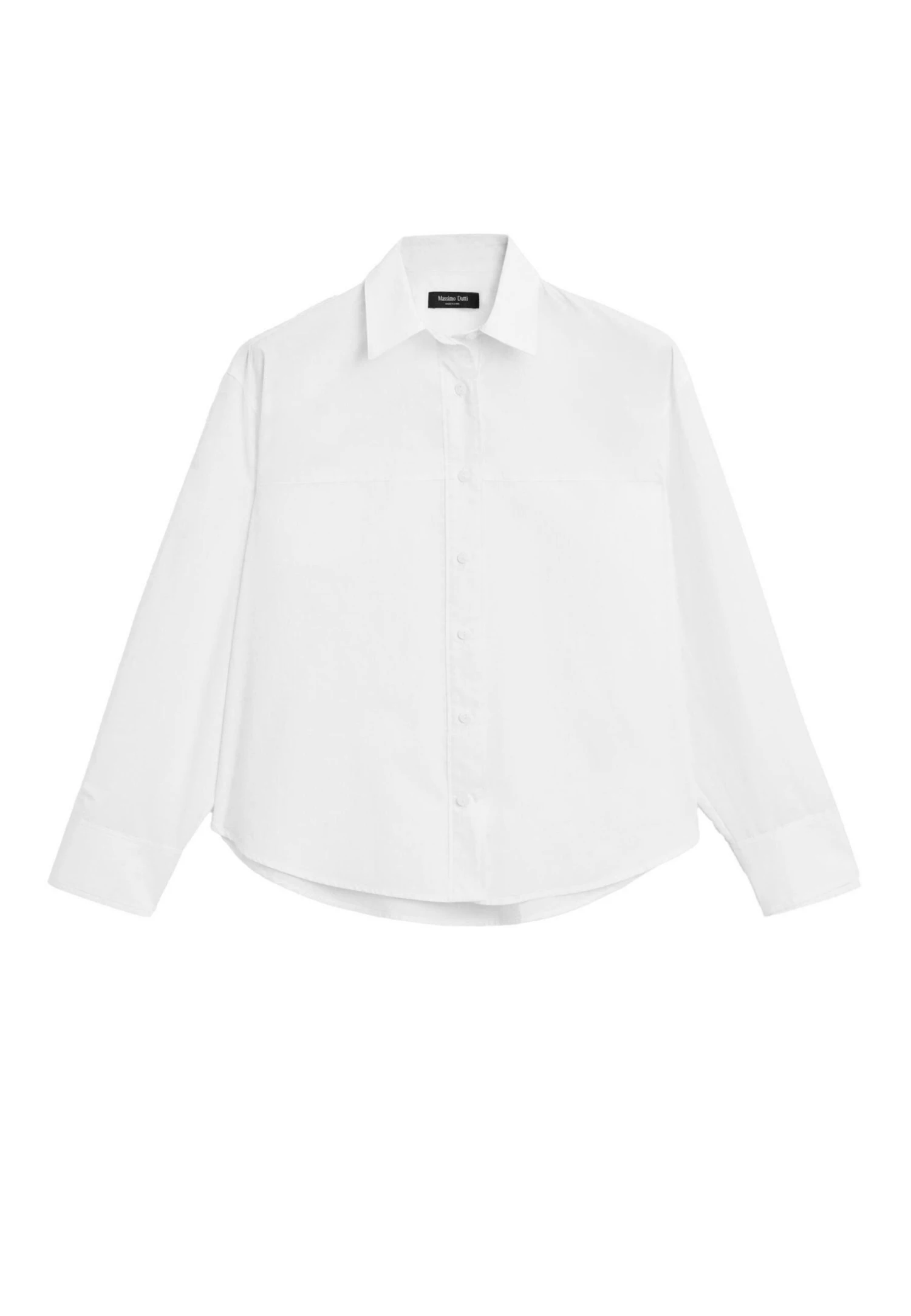 Massimo Dutti OXFORD COLLAR LONG SLEEVE - Button-down Blouse - White 6 Massimo Dutti OXFORD COLLAR LONG SLEEVE - Button-down Blouse - White - Image 4