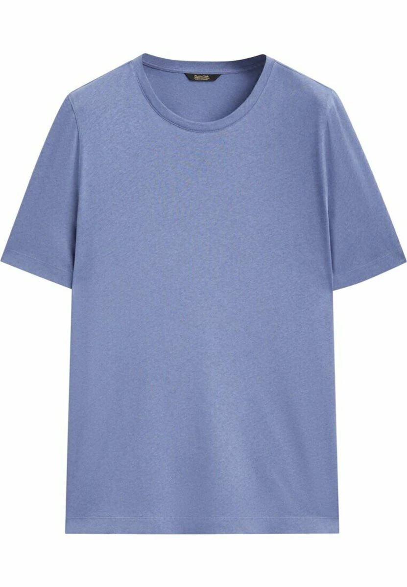 Massimo Dutti Short Sleeve - Basic T-Shirt - Dark Blue 7 Massimo Dutti Short Sleeve - Basic T-Shirt - Dark Blue - Image 5