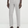 Massimo Dutti Poplin- Straight Leg Jeans - Light Grey -Massimo Dutti Shop 7f723c83030a450687552279c6f049ea