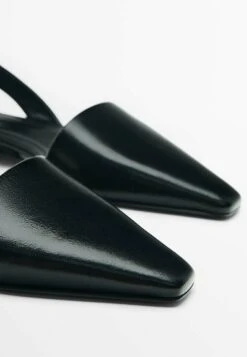 Massimo Dutti Flats- Slingback Ballet Pumps - Black -Massimo Dutti Shop 7f7caad82b3f40378ef188728699eb6b