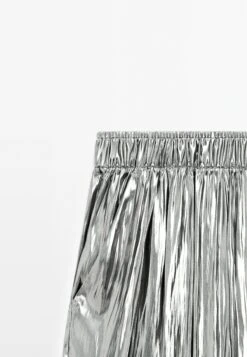 Massimo Dutti FLOWING METALLIC WITH GATHERED DETAIL - Trousers - Silver 14 Massimo Dutti FLOWING METALLIC WITH GATHERED DETAIL - Trousers - Silver -Massimo Dutti Shop 7f9549037307455f8dbee0abbe79395f