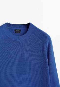 Massimo Dutti Jumper - Neon Blue -Massimo Dutti Shop 7f97e4e8f86743f9b7e2715ca3da76ec