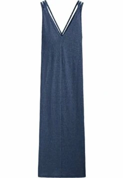 Massimo Dutti Long With Crossed Straps At The Back - Maxi Dress - Blue -Massimo Dutti Shop 7ff0e15ccee245c2b84f32e400f956c4