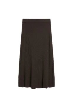 Massimo Dutti LONG RIBBED KNIT - Maxi Skirt - Brown -Massimo Dutti Shop 806d75c2dd0f4f8180a5d5a9984802e1