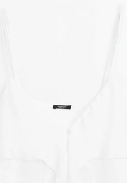 Massimo Dutti STRAPPY TOP WITH RUFFLE DETAIL - Top - White 13 Massimo Dutti STRAPPY TOP WITH RUFFLE DETAIL - Top - White -Massimo Dutti Shop 80b2dd9fcb814e0c8d184413c1b9343f