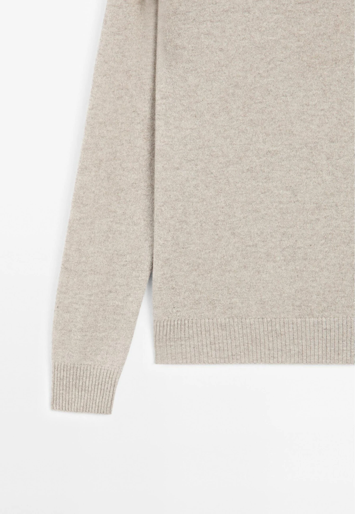 Massimo Dutti CREW NECK CASHMERE WITH LONG SLEEVES - Jumper - Sand 8 Massimo Dutti CREW NECK CASHMERE WITH LONG SLEEVES - Jumper - Sand - Image 6