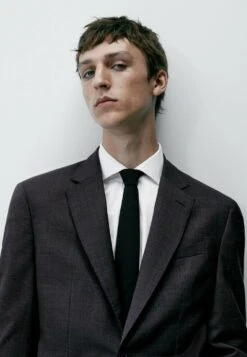 Massimo Dutti Check Super - Suit Jacket - Grey -Massimo Dutti Shop 80fb78efe9644b7888c2da04a86d3292