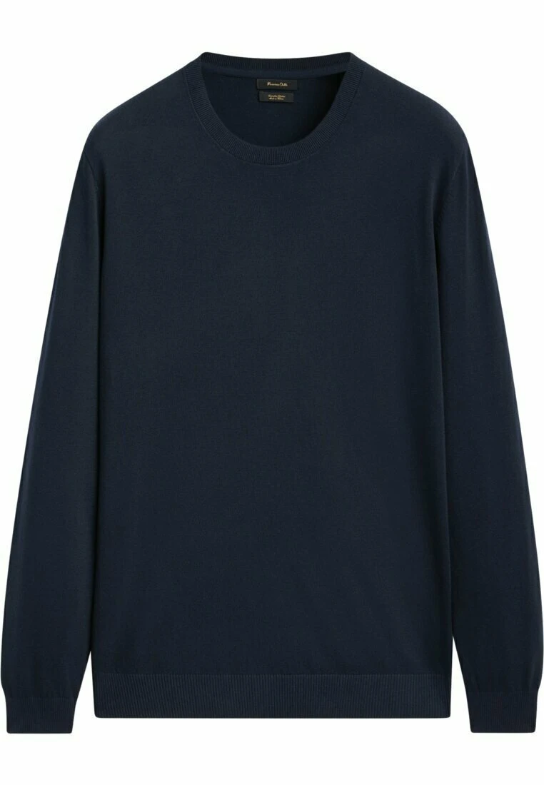 Massimo Dutti Crew Neck - Jumper - Blue 7 Massimo Dutti Crew Neck - Jumper - Blue - Image 5