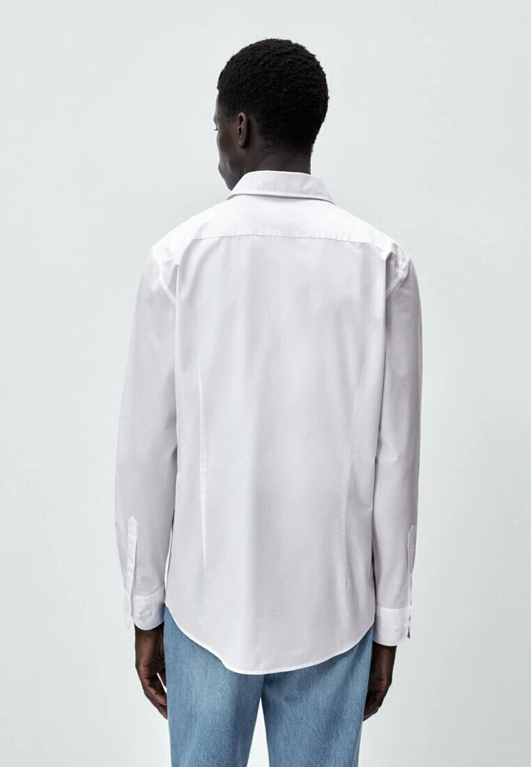 Massimo Dutti Textured- Formal Shirt - White 5 Massimo Dutti Textured- Formal Shirt - White - Image 3