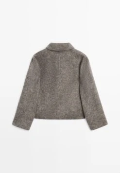 Massimo Dutti Short Coat - Dark Brown -Massimo Dutti Shop 8126595af7764082a9c0704ccbdf9e8f