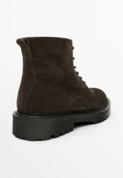 Massimo Dutti OILED SPLIT - Lace-up Ankle Boots - Dark Brown -Massimo Dutti Shop 812c169a305e4150a80c556690a40fd0