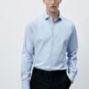 Massimo Dutti Slim Fit - Formal Shirt - Light Blue 1 Massimo Dutti Slim Fit - Formal Shirt - Light Blue -Massimo Dutti Shop 812ec9feb2664440951fa2f3c3ee1756