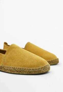 Massimo Dutti Split - Espadrilles - Mustard Yellow -Massimo Dutti Shop 8138fa68363440c192afe2ef49c59275