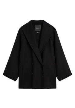 Massimo Dutti BLEND MID-LENGTH WITH - Winter Coat - Black -Massimo Dutti Shop 819f30b732244cb4a84ef71144d61377