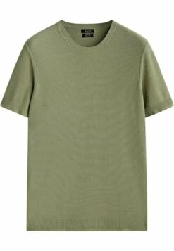 Massimo Dutti With Contrast Nautical - Basic T-Shirt - Khaki -Massimo Dutti Shop 81a909e19fe0426595798596ff070507