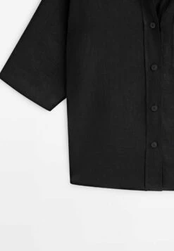 Massimo Dutti With Back Pleat - Summer Jacket - Black -Massimo Dutti Shop 81cd8a6d62fa423794de136a9415c958