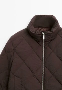 Massimo Dutti SHORT WATER-REPELLENT PUFFER - Down Jacket - Bordeaux -Massimo Dutti Shop 81ce2d93f9c0470d84f4c12f2ac23a72