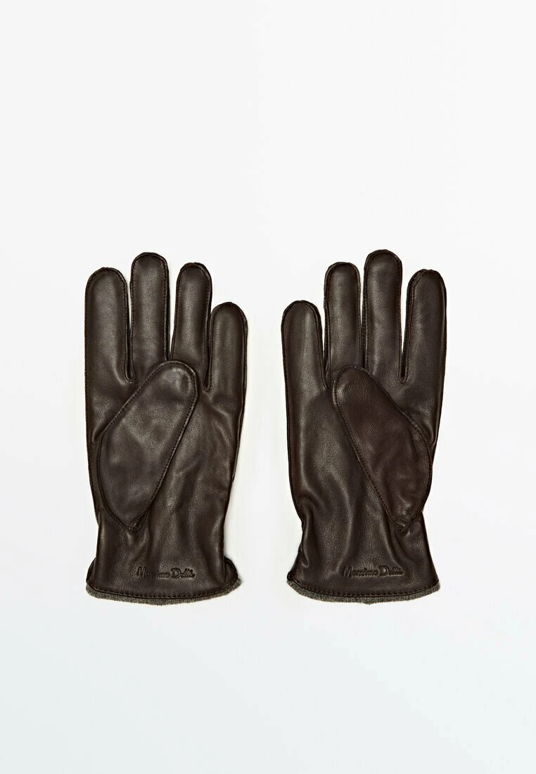Massimo Dutti Gloves - Dark Brown 4 Massimo Dutti Gloves - Dark Brown - Image 2
