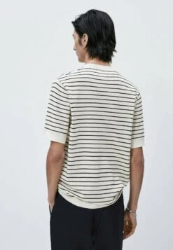 Massimo Dutti Striped Milano - Print T-Shirt - Beige 14 Massimo Dutti Striped Milano - Print T-Shirt - Beige -Massimo Dutti Shop 8239d75c6c1042889bdf059a482fe49b