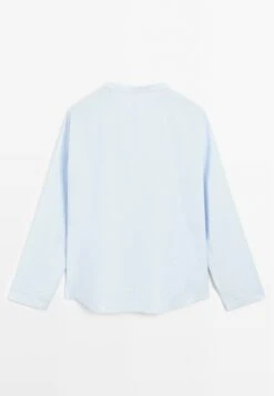 Massimo Dutti LONG SLEEVE GARMENT WITH COLLAR DETAIL - Blouse - Light Blue 14 Massimo Dutti LONG SLEEVE GARMENT WITH COLLAR DETAIL - Blouse - Light Blue -Massimo Dutti Shop 824111e559a148749c867810ec381708
