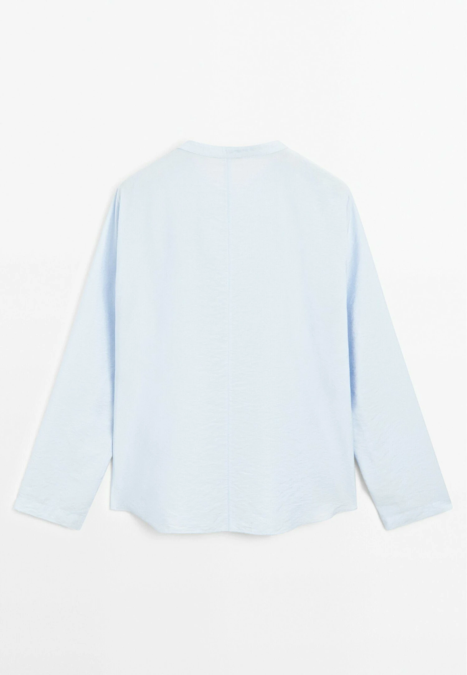 Massimo Dutti LONG SLEEVE GARMENT WITH COLLAR DETAIL - Blouse - Light Blue 7 Massimo Dutti LONG SLEEVE GARMENT WITH COLLAR DETAIL - Blouse - Light Blue - Image 5