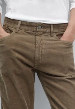 Massimo Dutti SLIM FIT CORDUROY - Slim Fit Jeans - Khaki -Massimo Dutti Shop 82411b63915b464c96210a550a05eaf3