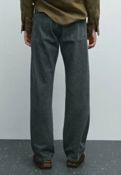 Massimo Dutti WIDE-LEG - Straight Leg Jeans - Dark Blue -Massimo Dutti Shop 824f2cb65278479782881edfb6563c32