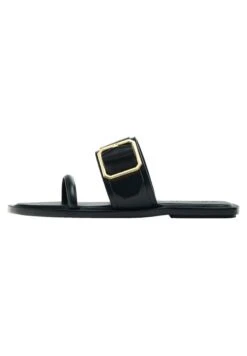 Massimo Dutti With Buckle - Mules - Black