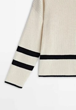 Massimo Dutti Purl With Stripes And Side Buttons - Jumper 17 Massimo Dutti Purl With Stripes And Side Buttons - Jumper -Massimo Dutti Shop 8317caf93cb14a92b774d4a62312d04f