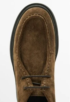 Massimo Dutti MOC TOE SPLIT - Lace-up Ankle Boots - Brown -Massimo Dutti Shop 834d2053a68544de868ec8d5459e7b51