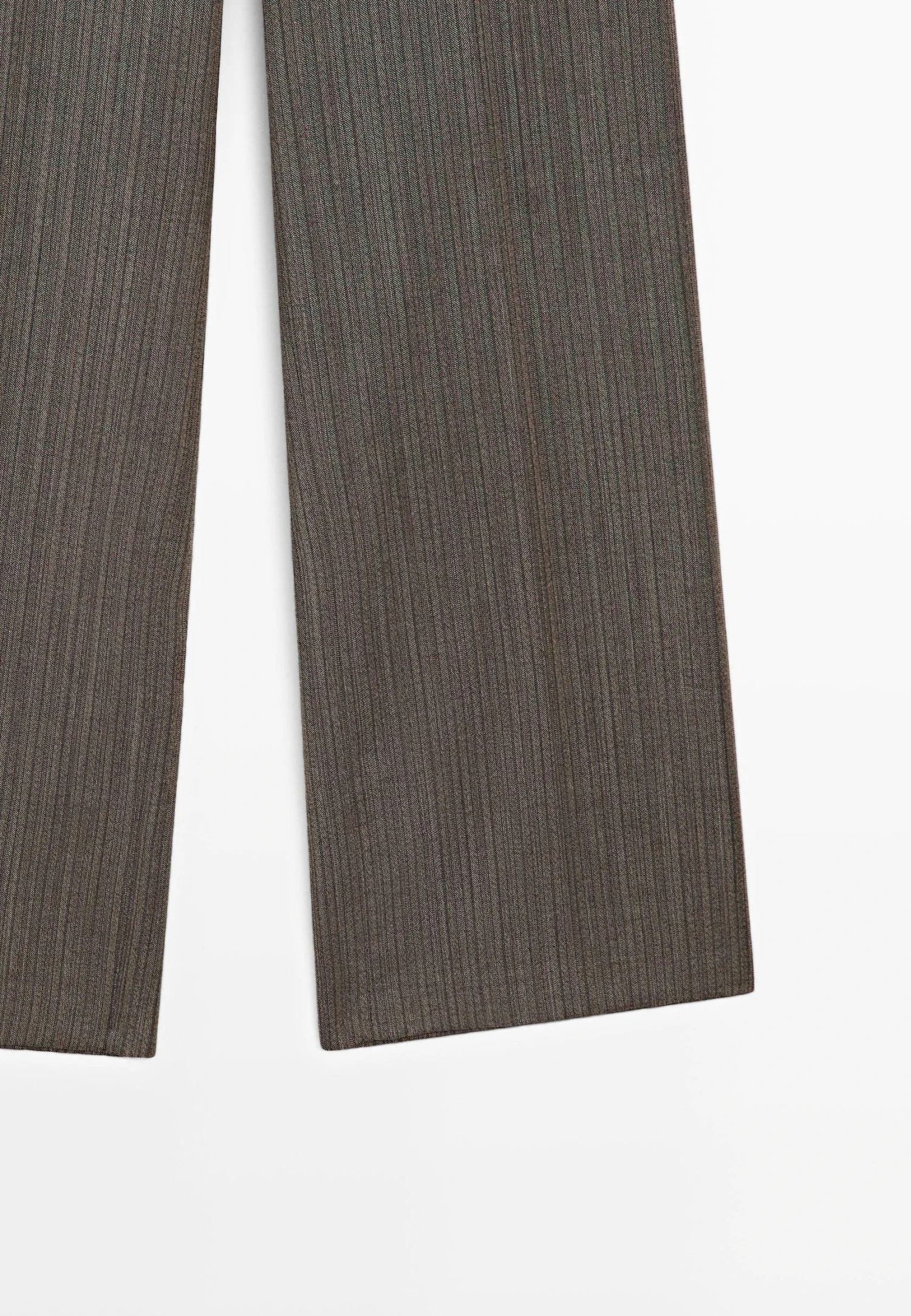 Massimo Dutti STRAIGHT HERRINGBONE - Trousers - Dark Brown 6 Massimo Dutti STRAIGHT HERRINGBONE - Trousers - Dark Brown - Image 4