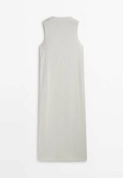 Massimo Dutti Textured Mock Turtleneck Midi - Day Dress -Massimo Dutti Shop 837c36f368ce459e8dda0b4953f82511