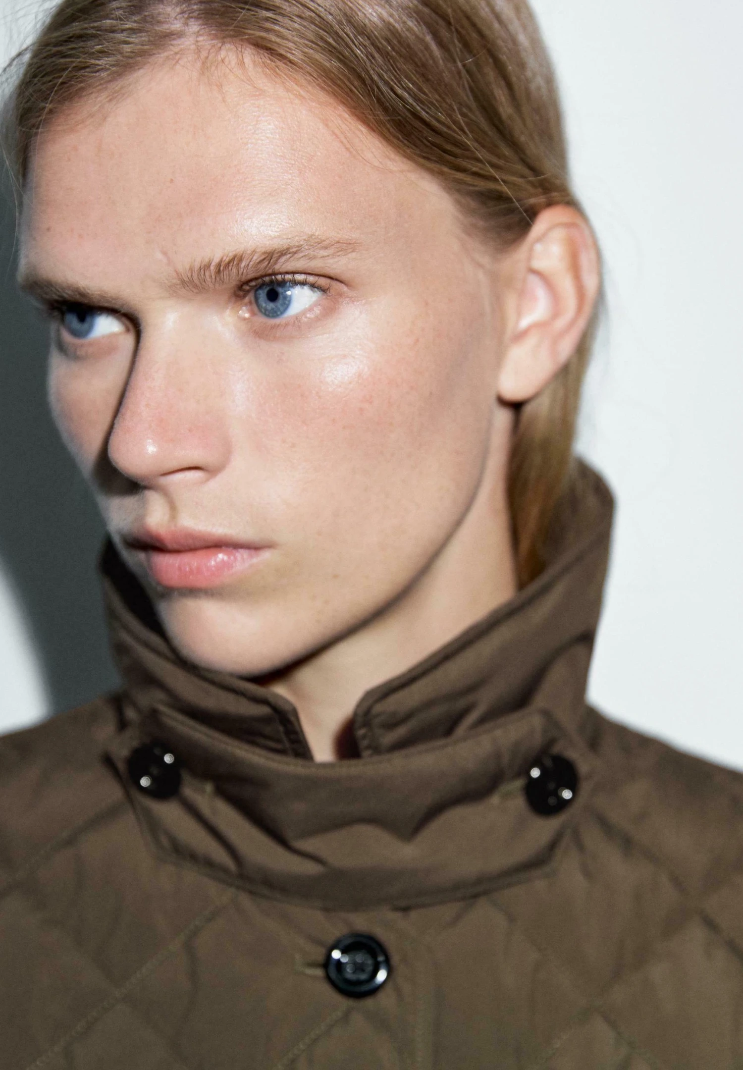 Massimo Dutti LONG LIGHTWEIGHT - Winter Coat - Khaki 5 Massimo Dutti LONG LIGHTWEIGHT - Winter Coat - Khaki - Image 3