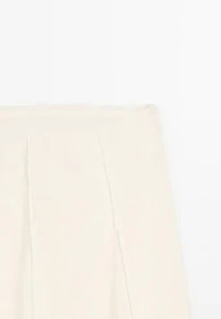 Massimo Dutti MIDI WITH SEAM DETAILS - A-line Skirt - Beige -Massimo Dutti Shop 84319ff3bf1844469015884d0145d870