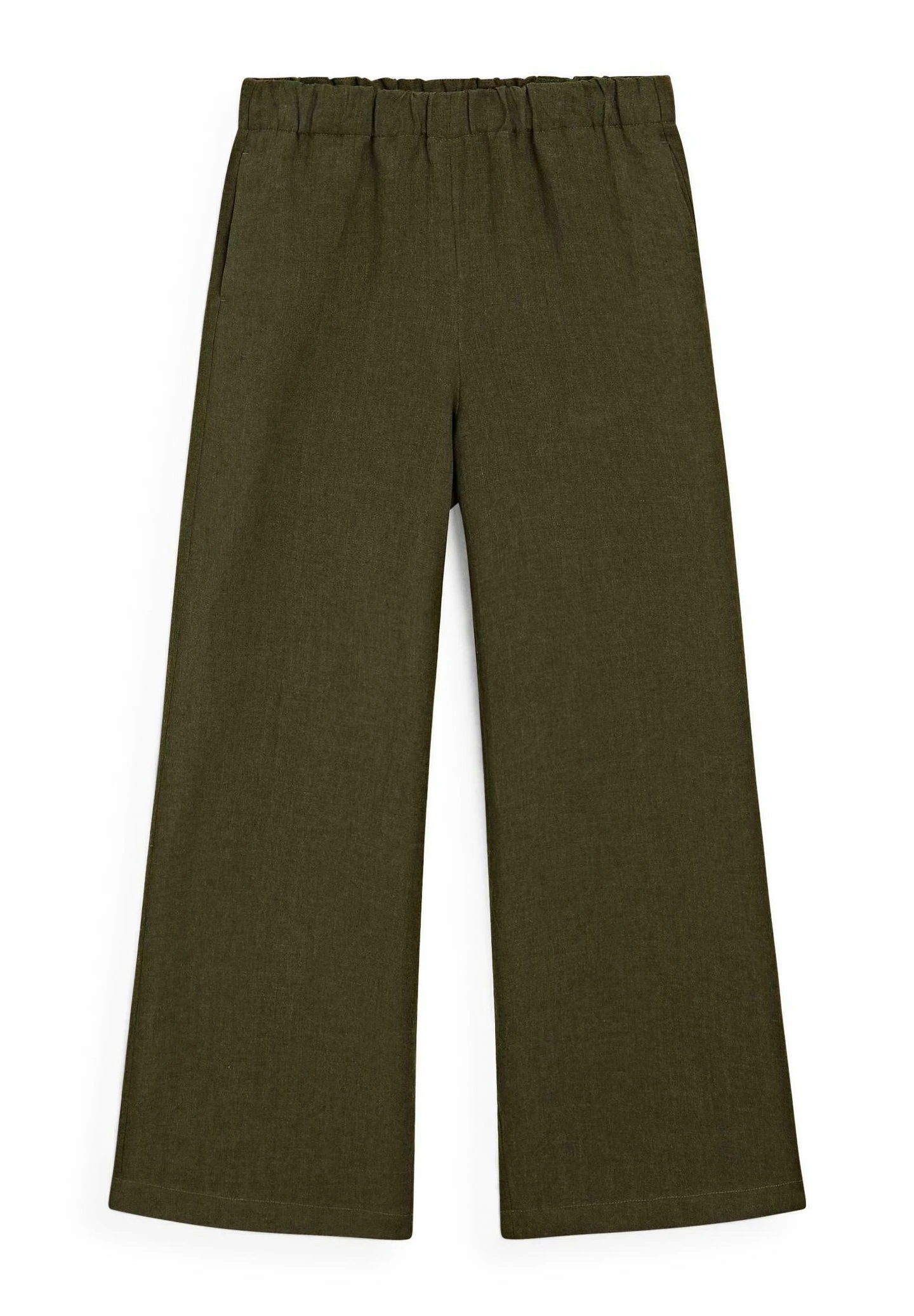 Massimo Dutti STRAIGHT-LEG - Trousers - Dark Green 7 Massimo Dutti STRAIGHT-LEG - Trousers - Dark Green - Image 5