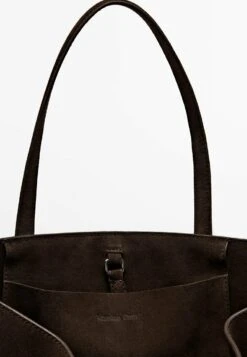 Massimo Dutti Handbag - Mottled Dark Brown -Massimo Dutti Shop 847c7686922541d9a525e498e51fccb2