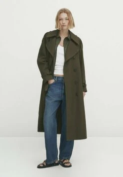 Massimo Dutti Voluminous With Belt - Trenchcoat