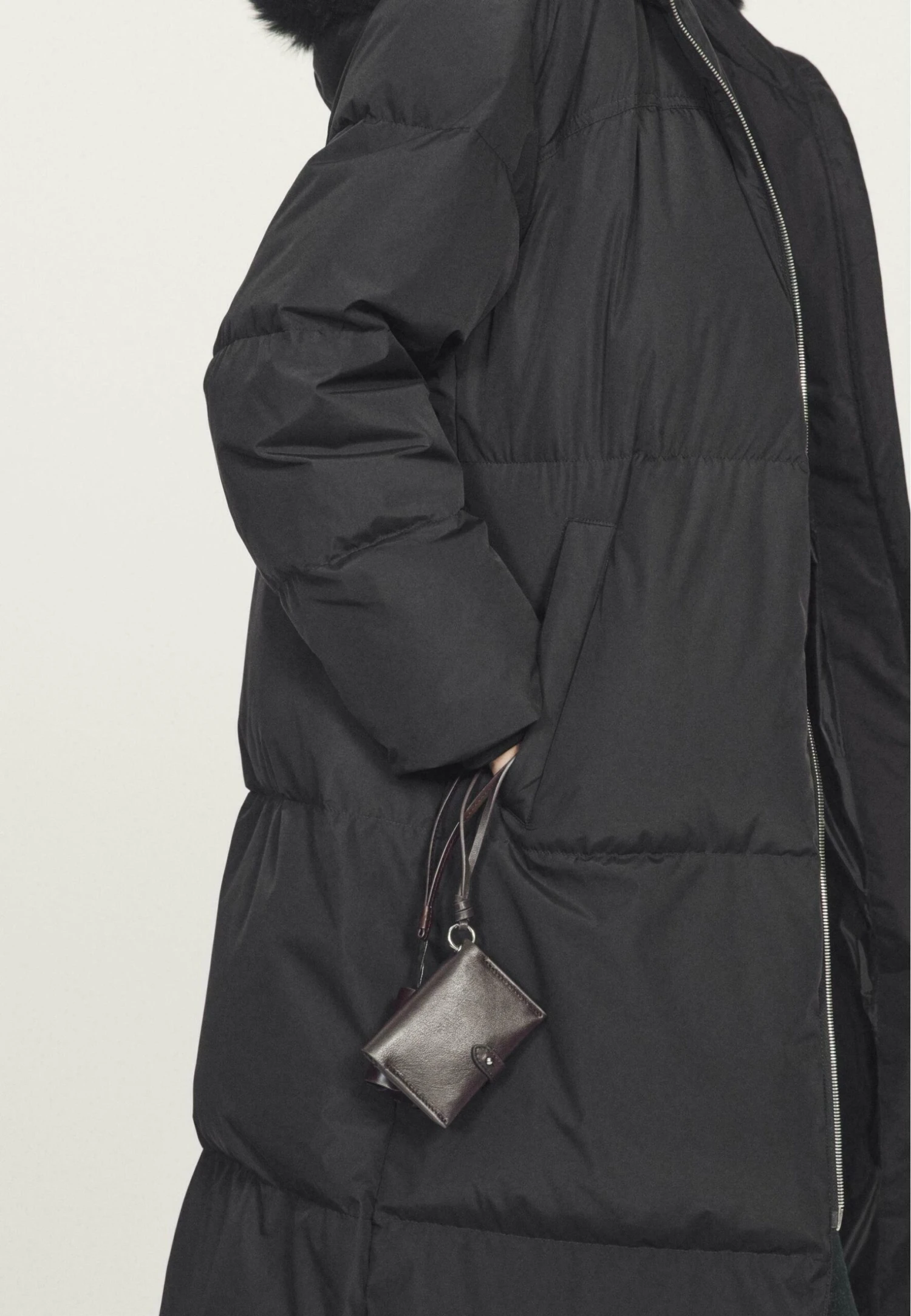 Massimo Dutti WATER-REPELLENT PUFFER - Down Coat - Black 3 Massimo Dutti WATER-REPELLENT PUFFER - Down Coat - Black