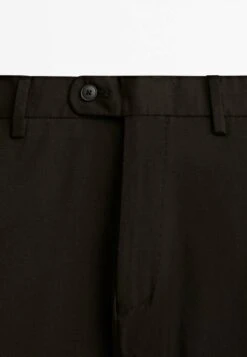 Massimo Dutti With Turn-Up Hems- Chinos - Brown