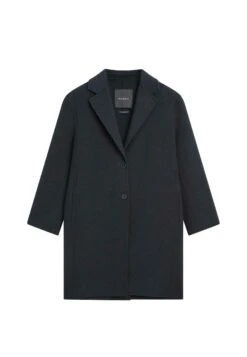Massimo Dutti TWO-BUTTON BLEND - Winter Coat - Dark Blue -Massimo Dutti Shop 8505551846fb4419b57f035ba030ecbf