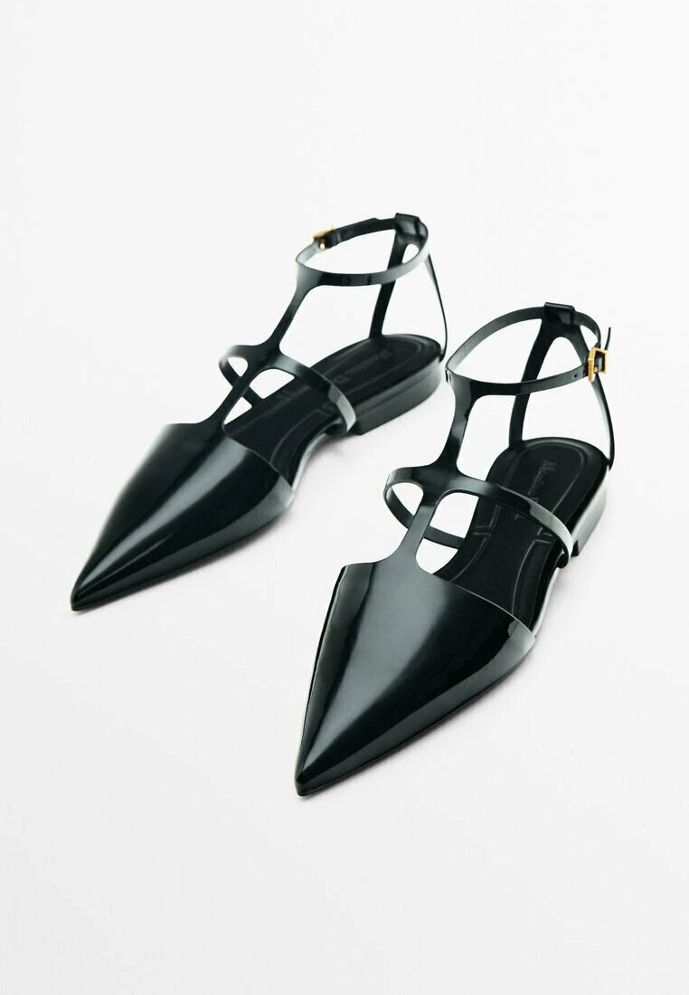 Massimo Dutti Flat - Ankle Strap Ballet Pumps 4 Massimo Dutti Flat - Ankle Strap Ballet Pumps - Image 2