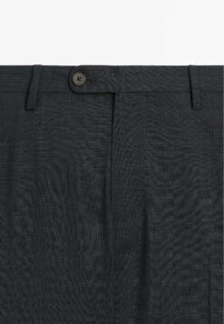 Massimo Dutti CHECK SUIT - Suit Trousers - Dark Blue -Massimo Dutti Shop 85650d2e5b024e4aac4edb5812d5c8c4