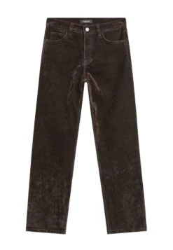 Massimo Dutti Straight Leg Jeans - Mottled Dark Brown -Massimo Dutti Shop 85ba47910ce6441c9c455d07da646b61