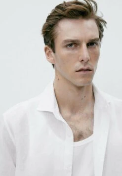 Massimo Dutti Dyed - Shirt - White -Massimo Dutti Shop 85c00a7ff3c8433d8ea03c901bad1d37