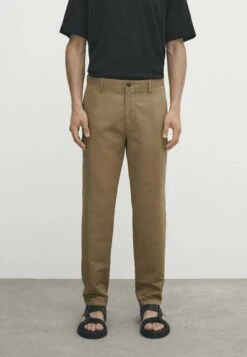 Massimo Dutti Cargo Trousers - Beige