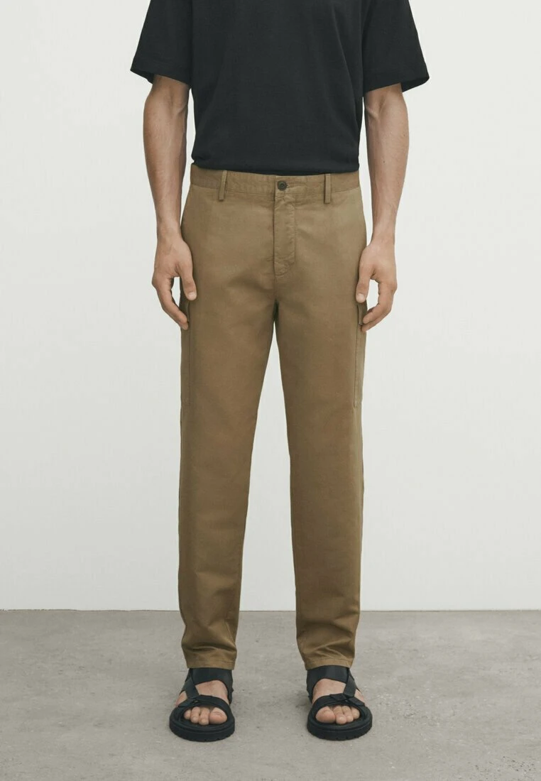 Massimo Dutti Cargo Trousers - Beige 3 Massimo Dutti Cargo Trousers - Beige