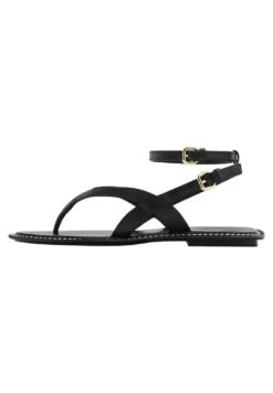 Massimo Dutti With Stitched - T-Bar Sandals